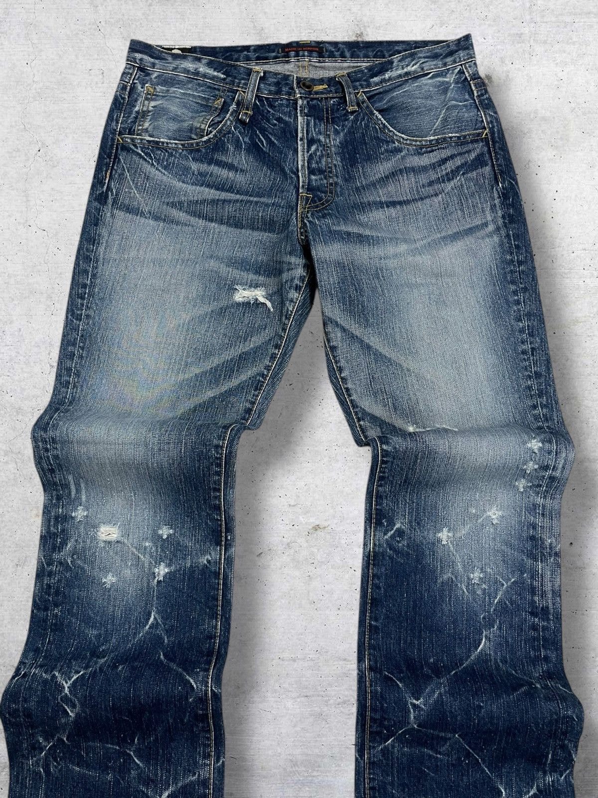 Japanese Brand VINTAGE JAPAN GRUNGE AESTHETIC PUNK MADE NIPPON JAPAN DENIM Size US 31 - 5 Thumbnail