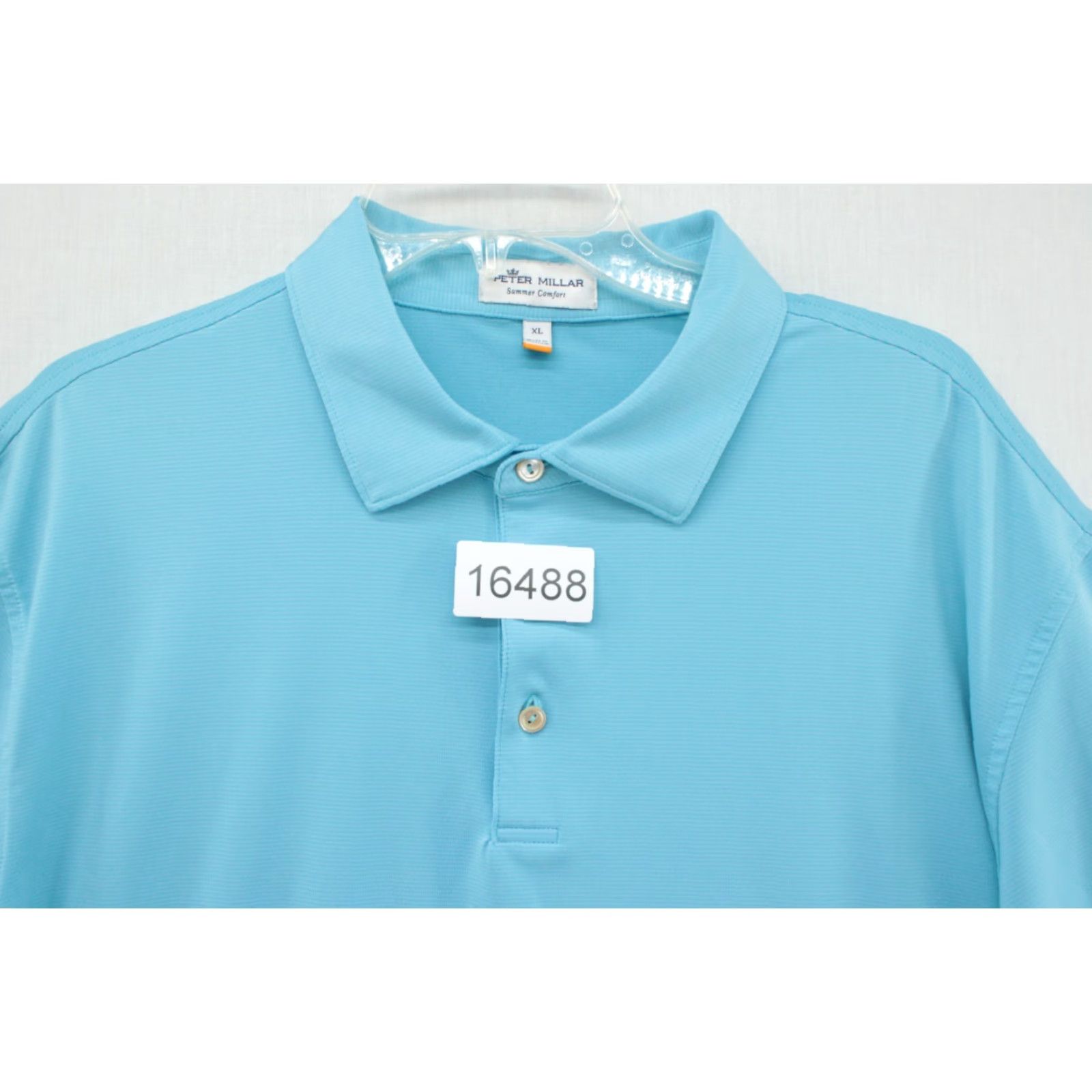 Peter Millar Peter Millar Jubilee Shirt Summer Comfort Mens XL Blue Performance Golf Striped Size US XL / EU 56 / 4 - 7 Thumbnail