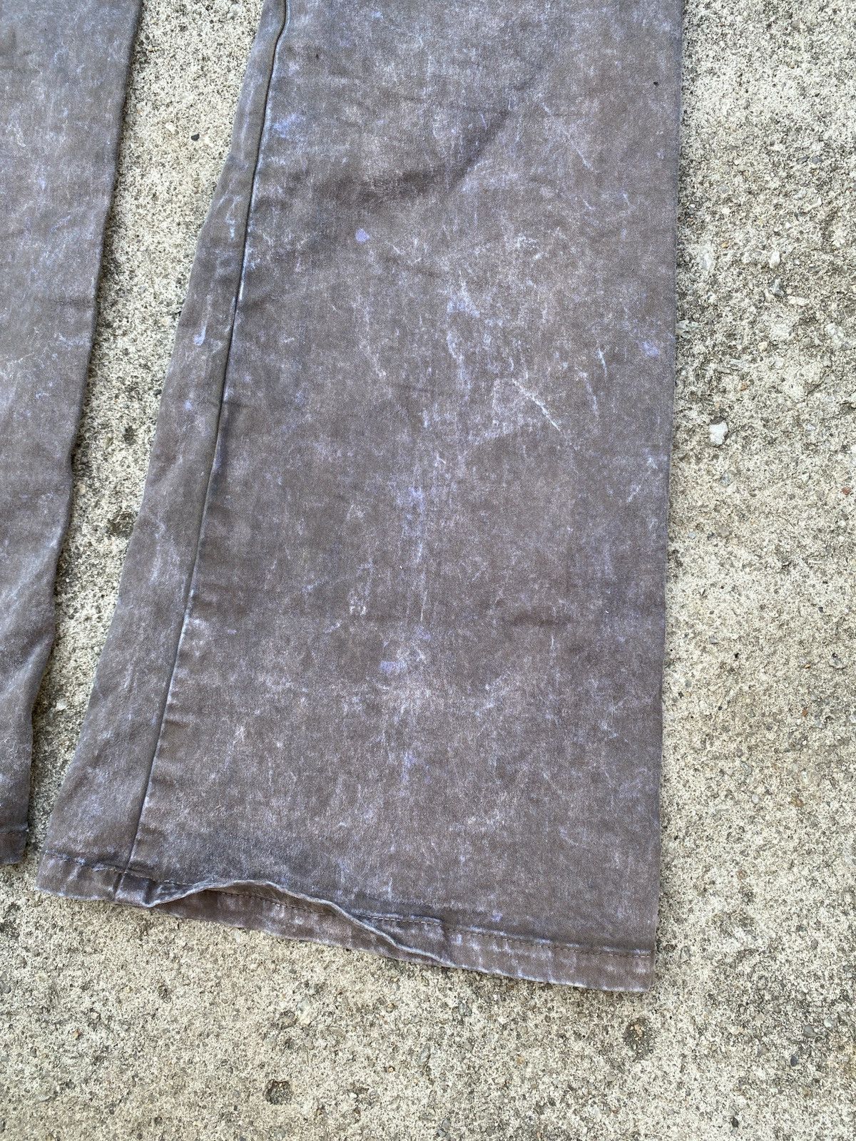 Japanese Brand Semantics Design Japan Faded Waxed Flare Pant Size US 31 - 13 Thumbnail