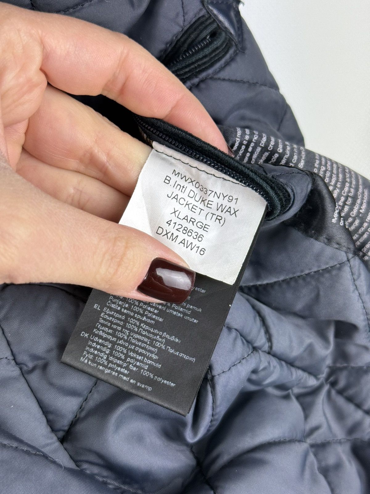 Barbour Barbour International Duke Multipocket Waxed Cotton Jacket Size US XL / EU 56 / 4 - 24 Thumbnail