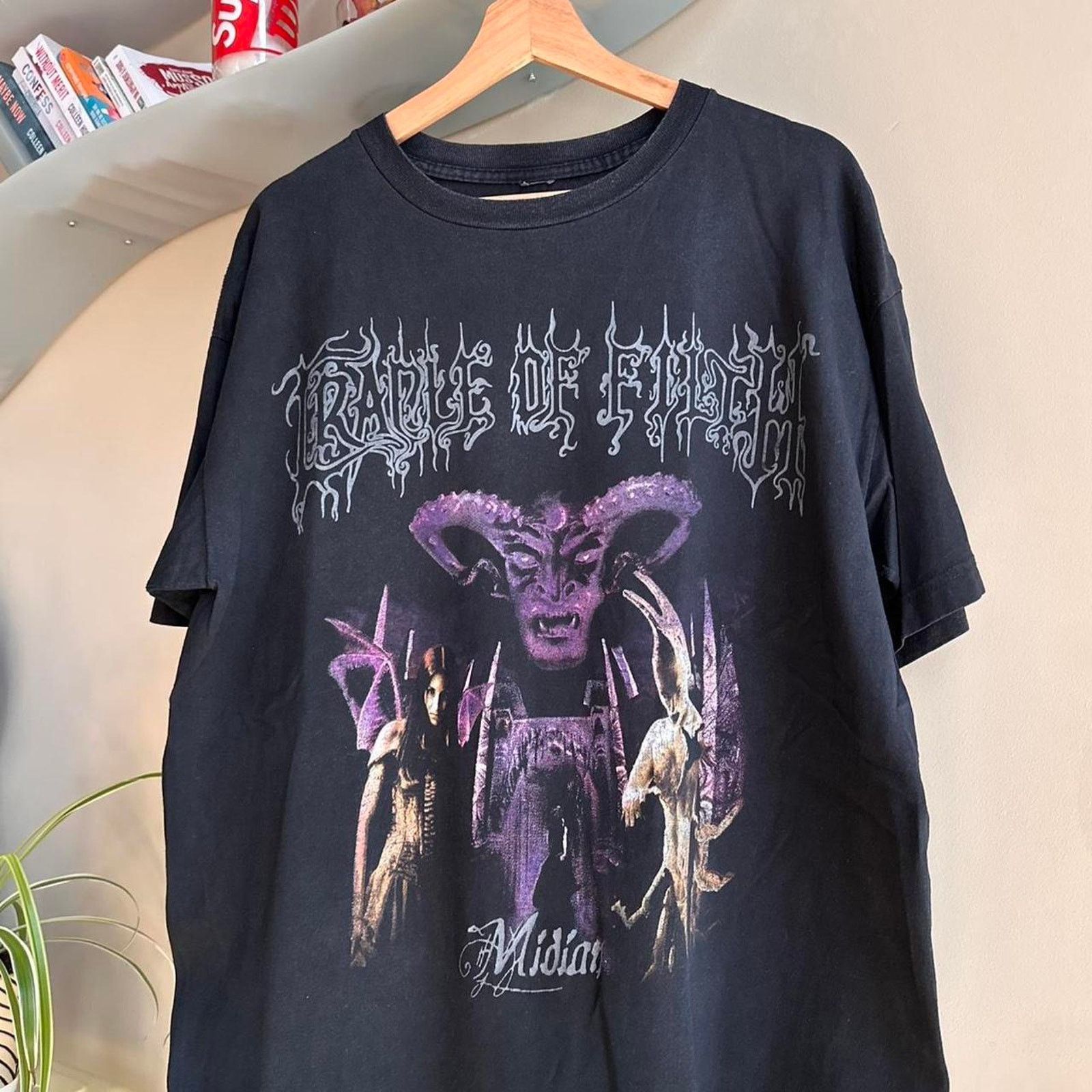 Band Tees × Vintage Vintage Cradle Of Filth Band Shirt Size US XL / EU 56 / 4 - 2 Thumbnail