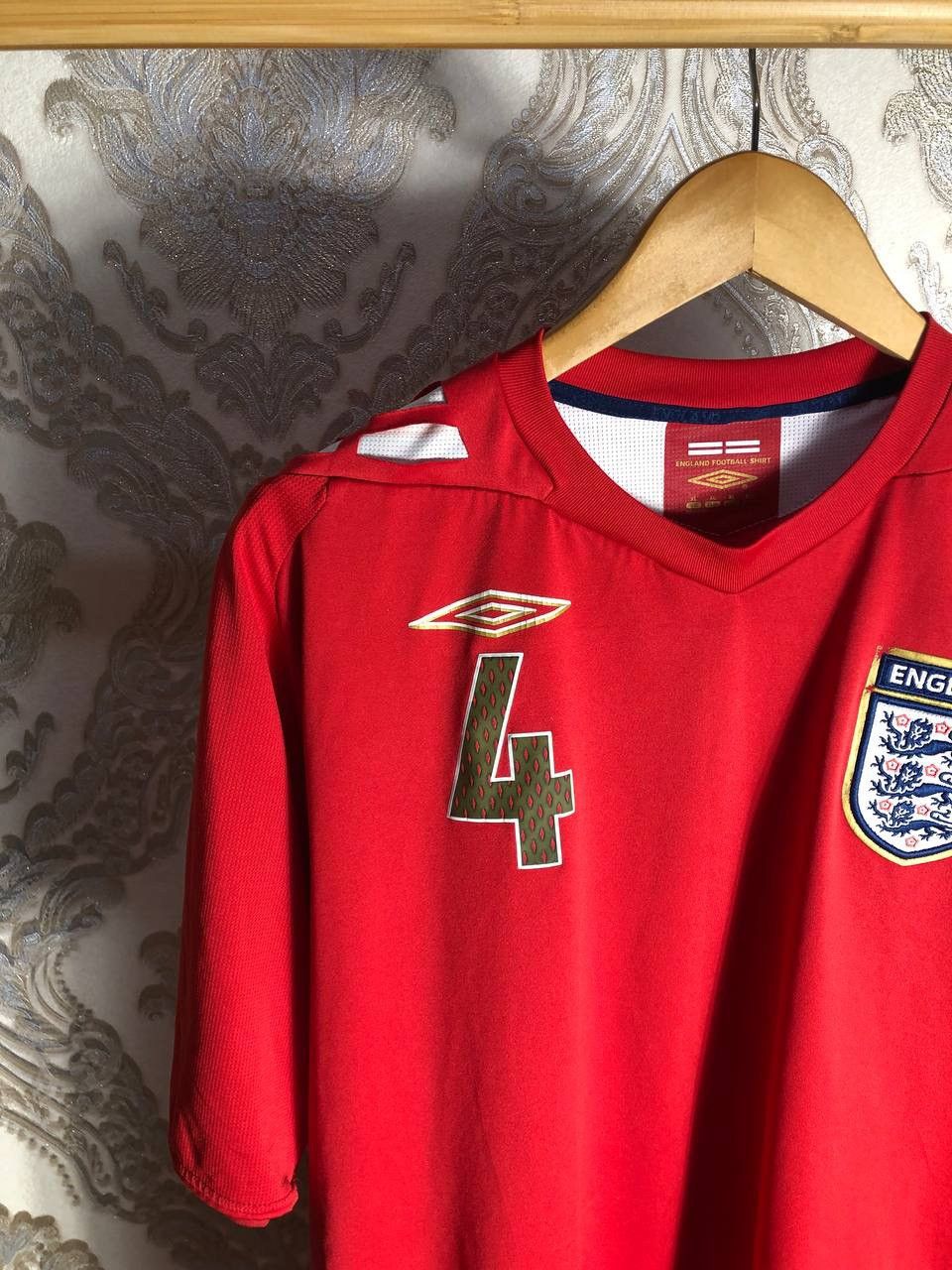 Umbro × Vintage VERY RARE UMBRO ENGLAND RETRO SOCCER JERSEY BLOKECORE 90s Size US XL / EU 56 / 4 - 4 Thumbnail