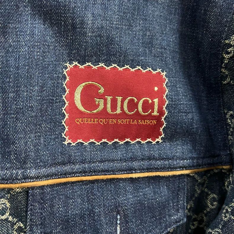 Gucci Gucci Vintage blue double G denim jacket 2502-Nextarrow Size US M / EU 48-50 / 2 - 3 Thumbnail