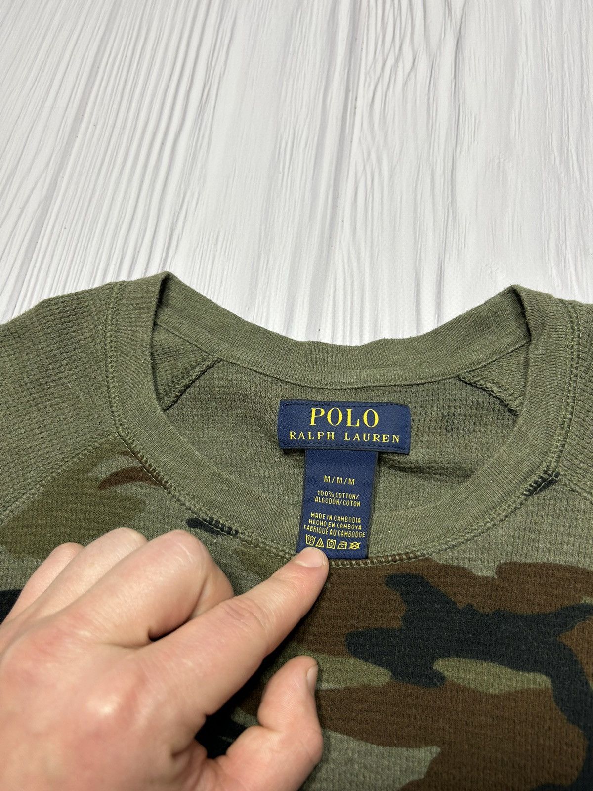 Polo Ralph Lauren Polo Ralph Lauren Camo Longsleeve Military Size US M / EU 48-50 / 2 - 8 Thumbnail