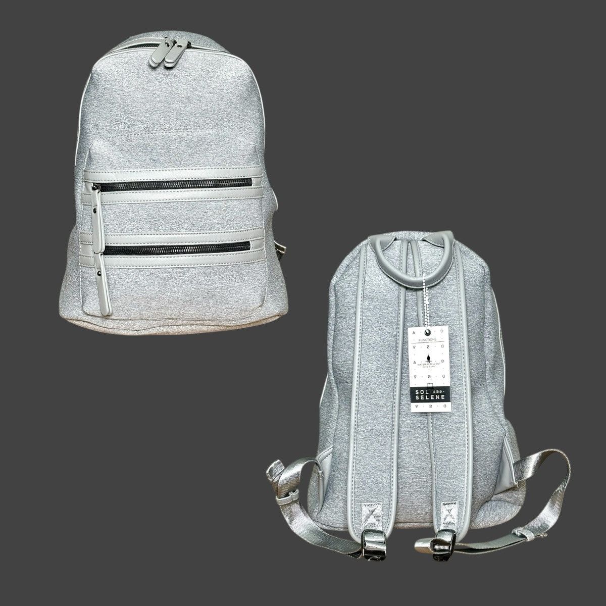 Other Sol and Selene Women’s Grey Small Capre Diem Backpack Size ONE SIZE - 6 Thumbnail
