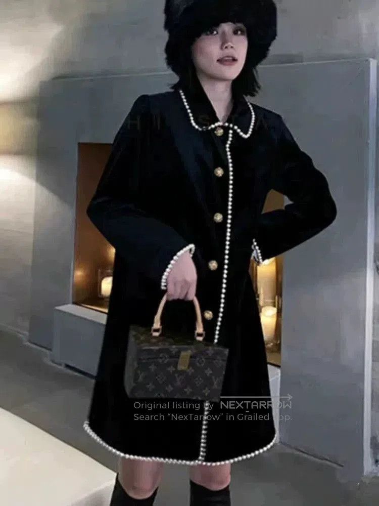 Gucci Gucci Pearl Velvet Heavy Coat. Size S / US 4 / IT 40 - 4 Thumbnail
