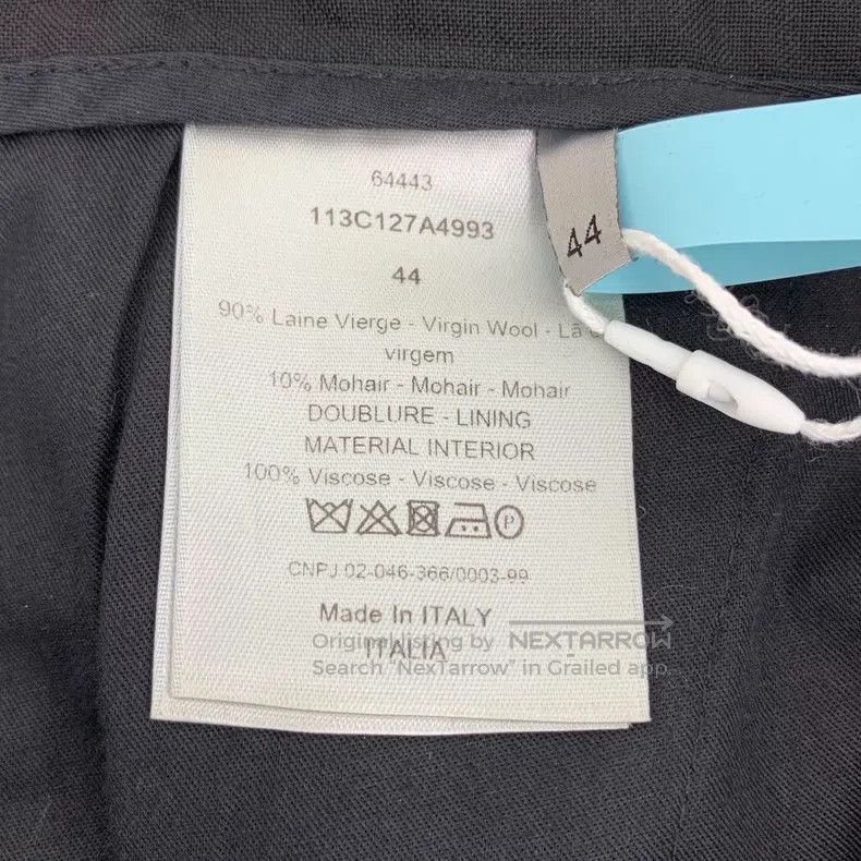 Dior Dior Black wool casual trousers Size US 28 / EU 44 - 7 Thumbnail