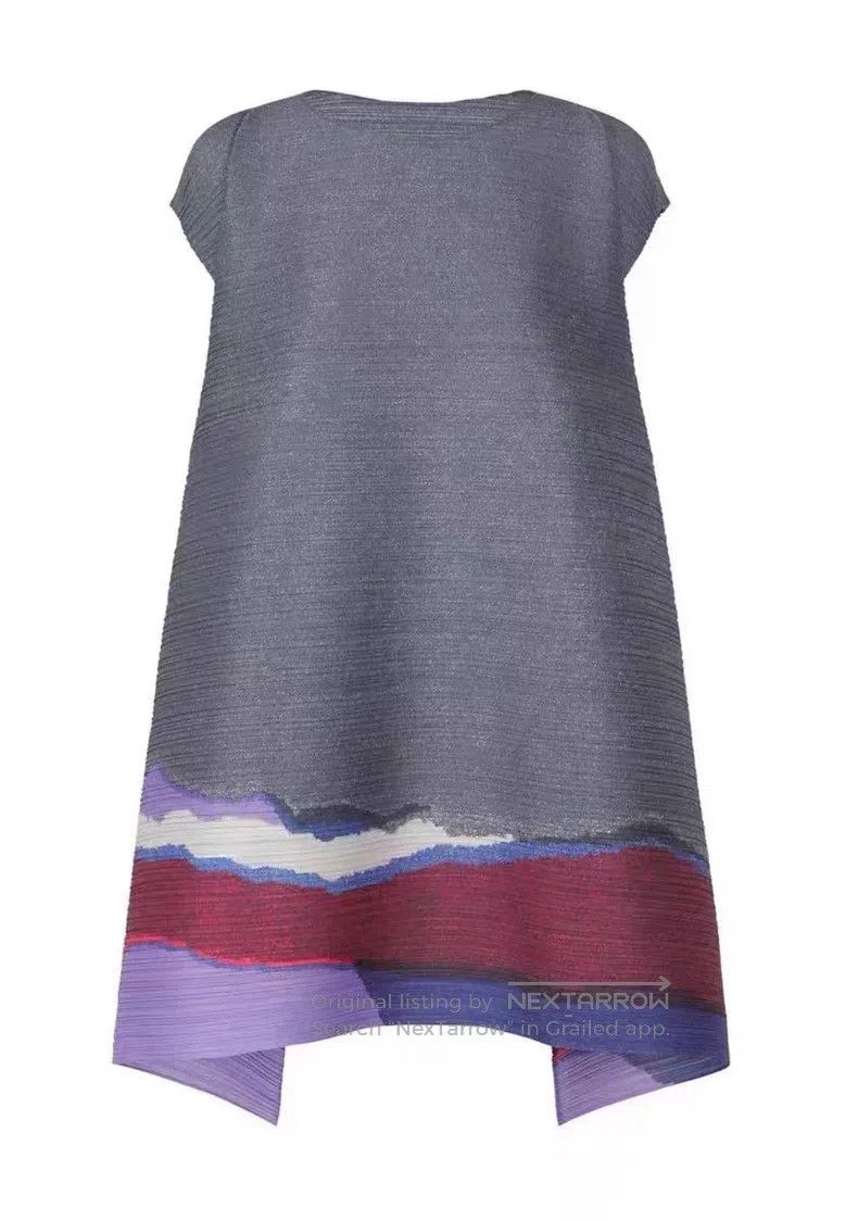 Issey Miyake Issey Miyake Striped Dress Size L / US 10 / IT 46 - 5 Thumbnail