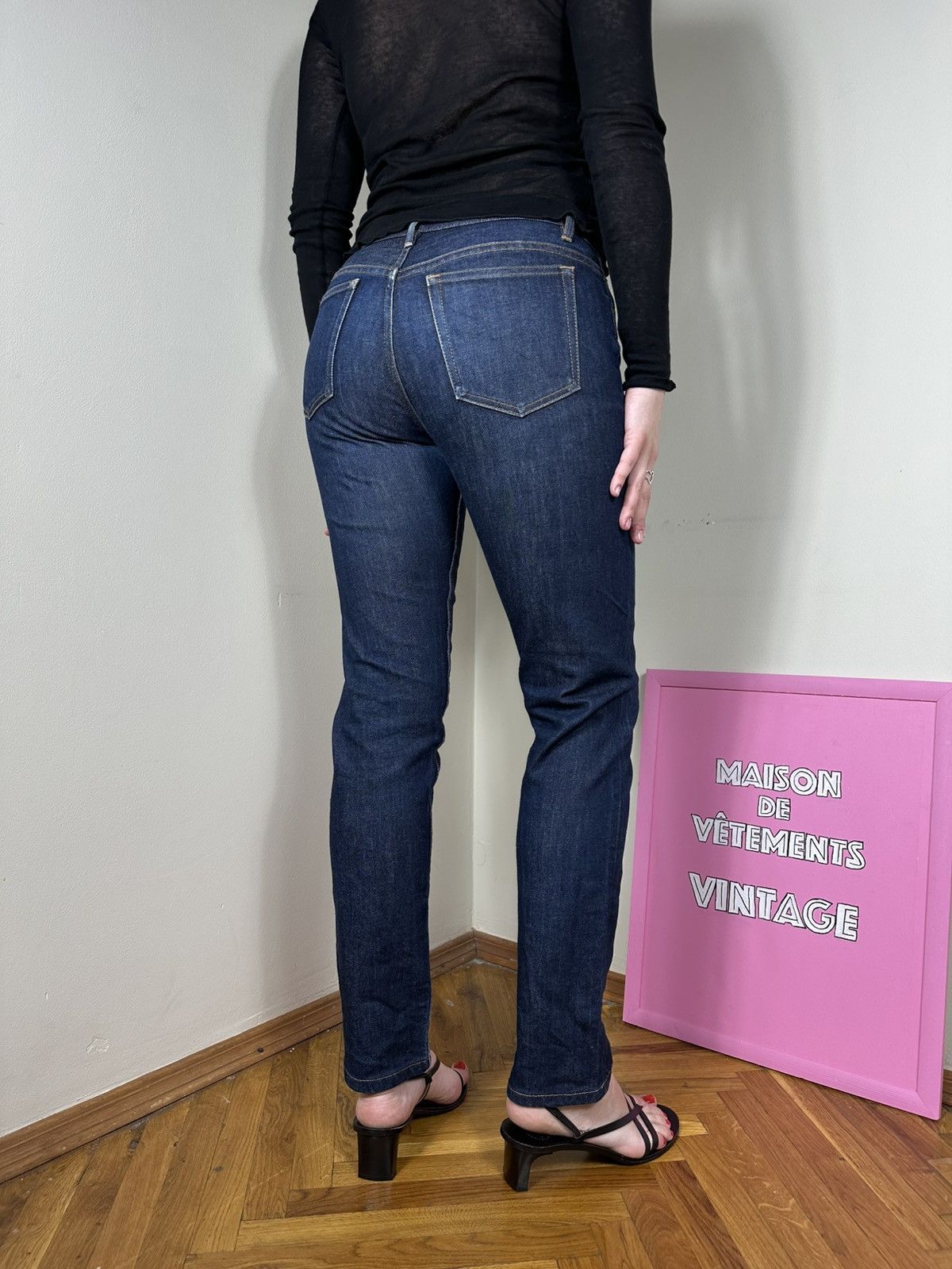 A.P.C. APC Jeans Pants Petit New Standard Classic Basic Denim Size 27" / US 4 / IT 40 - 2 Thumbnail