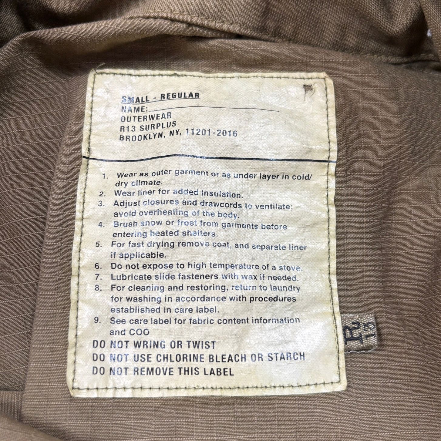 R13 RARE R13 Surplus Oversized M65 Jacket Men's Small Regular Size US S / EU 44-46 / 1 - 4 Thumbnail
