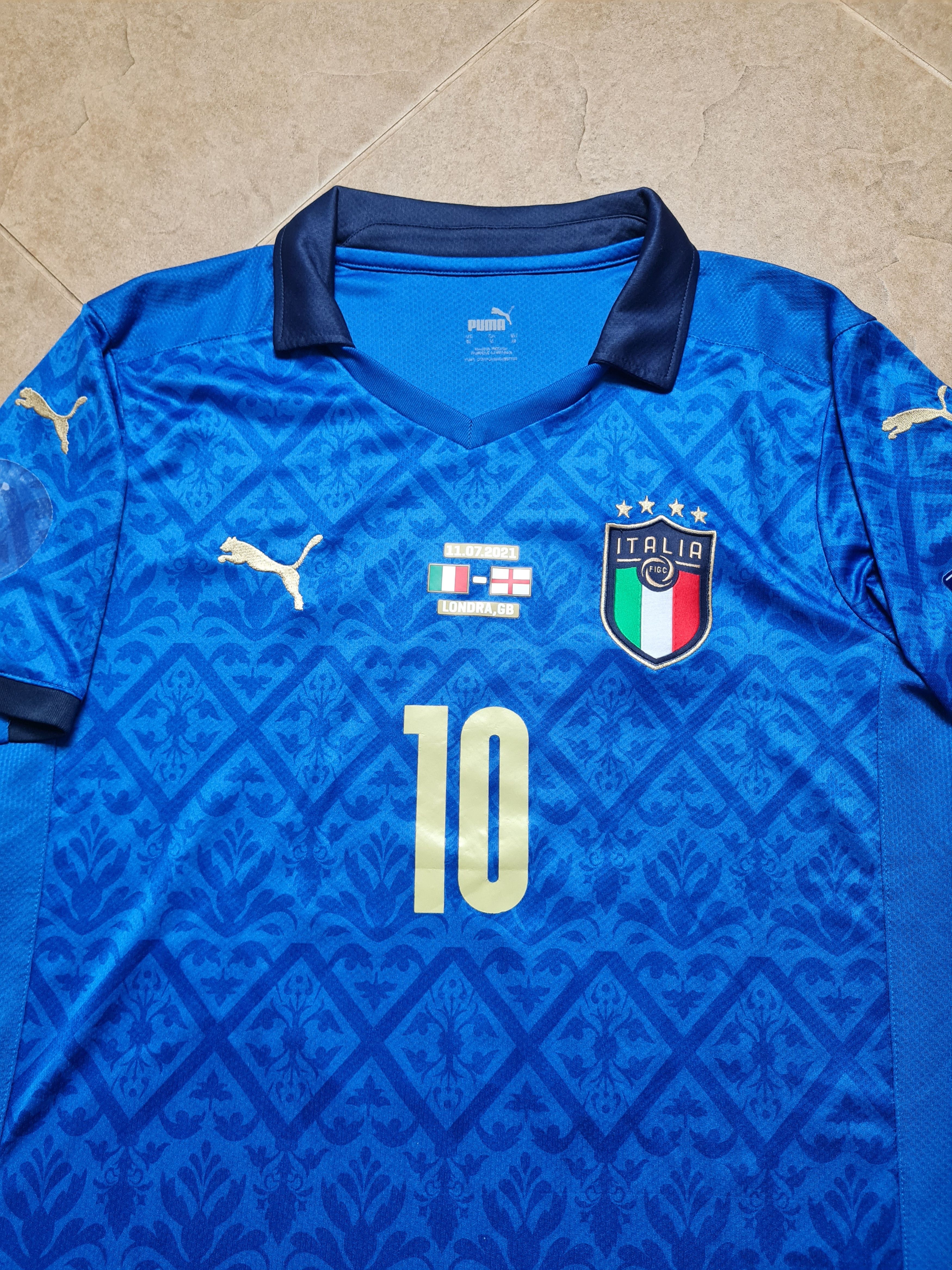 Puma Puma Lorenzo Insigne Italy Euro 2020 #10 Football Shirt Size US M / EU 48-50 / 2 - 7 Thumbnail