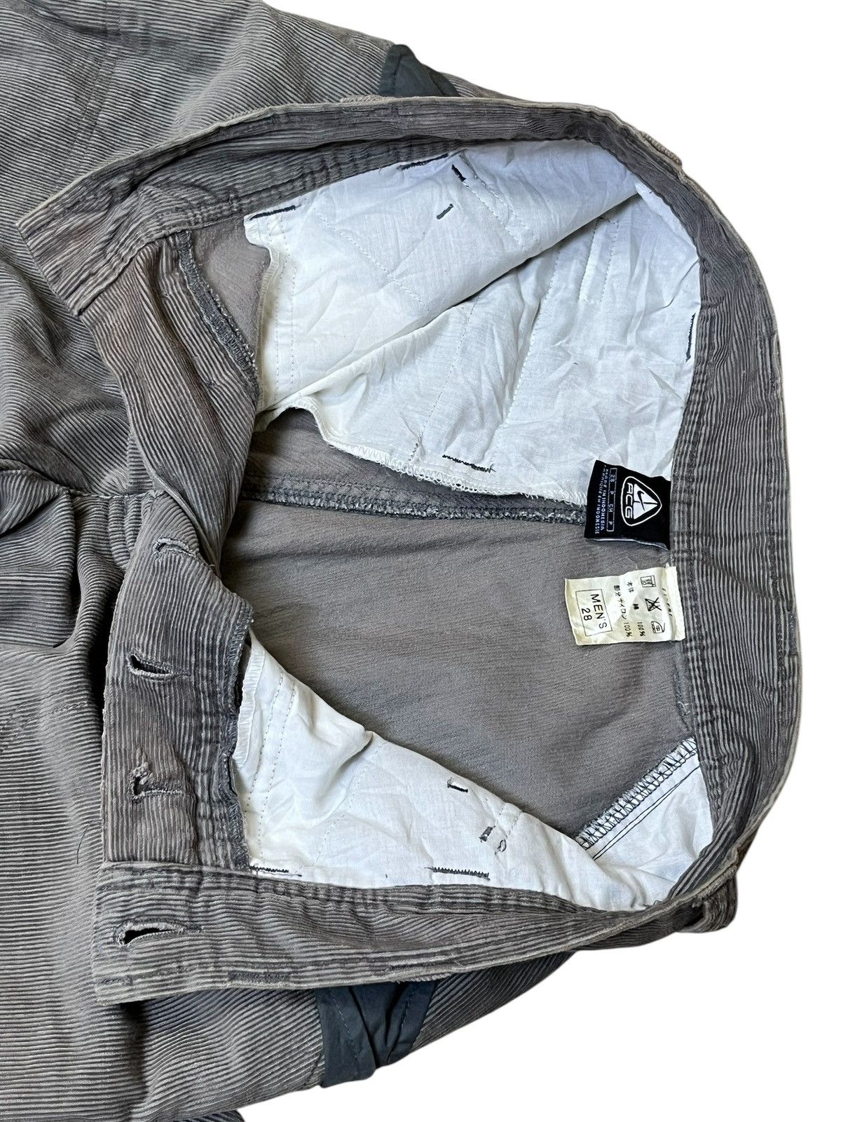 Nike ACG VINTAGE Y2K NIKE ACG DOUBLE KNEE TROUSERS CORDUROY PANTS Size US 29 - 12 Thumbnail