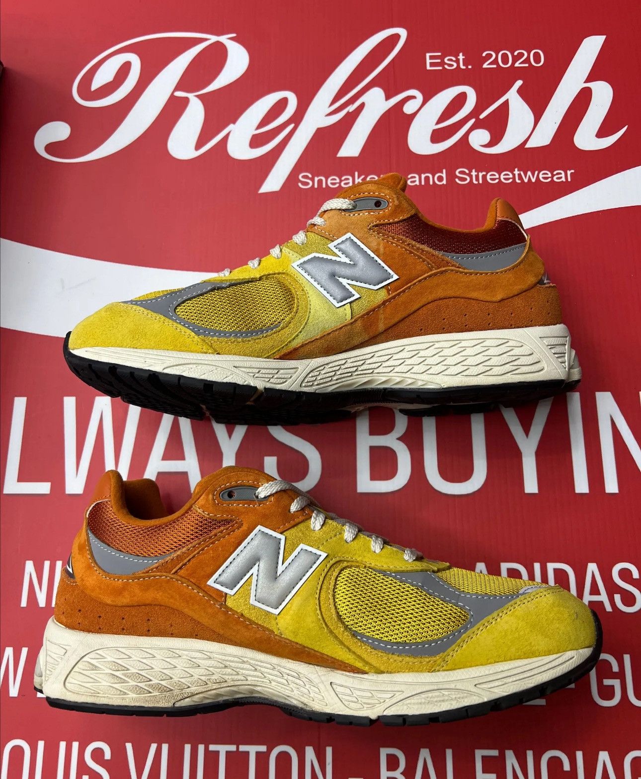 Nike NB2002R Orange/Yellow Size 12 Size US 12 / EU 45 - 3 Thumbnail