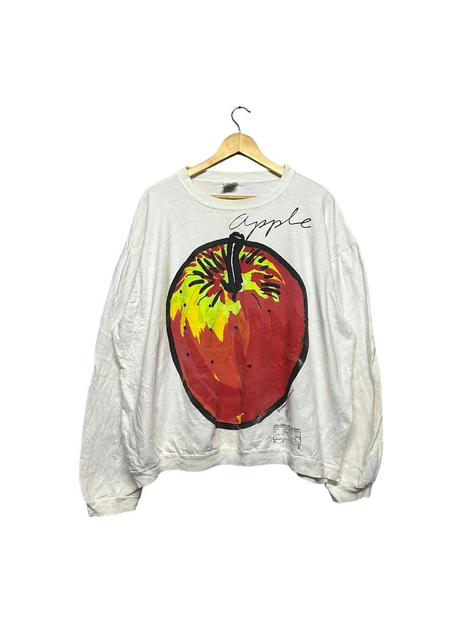 Vintage Vtg🔥Gravity Graphics Big Apple Artwork Sweatshirt Size US L / EU 52-54 / 3 - 1 Thumbnail