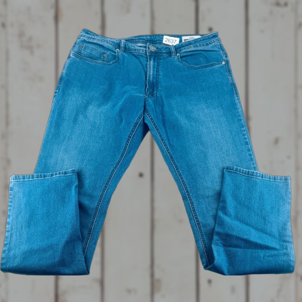 Buffalo David Bitton VINTAGE Buffalo David Bitton Axel Jeans Mens 36x34 Blue Denim Slim Stretch 2637 Size US 36 / EU 52 - 1 Thumbnail