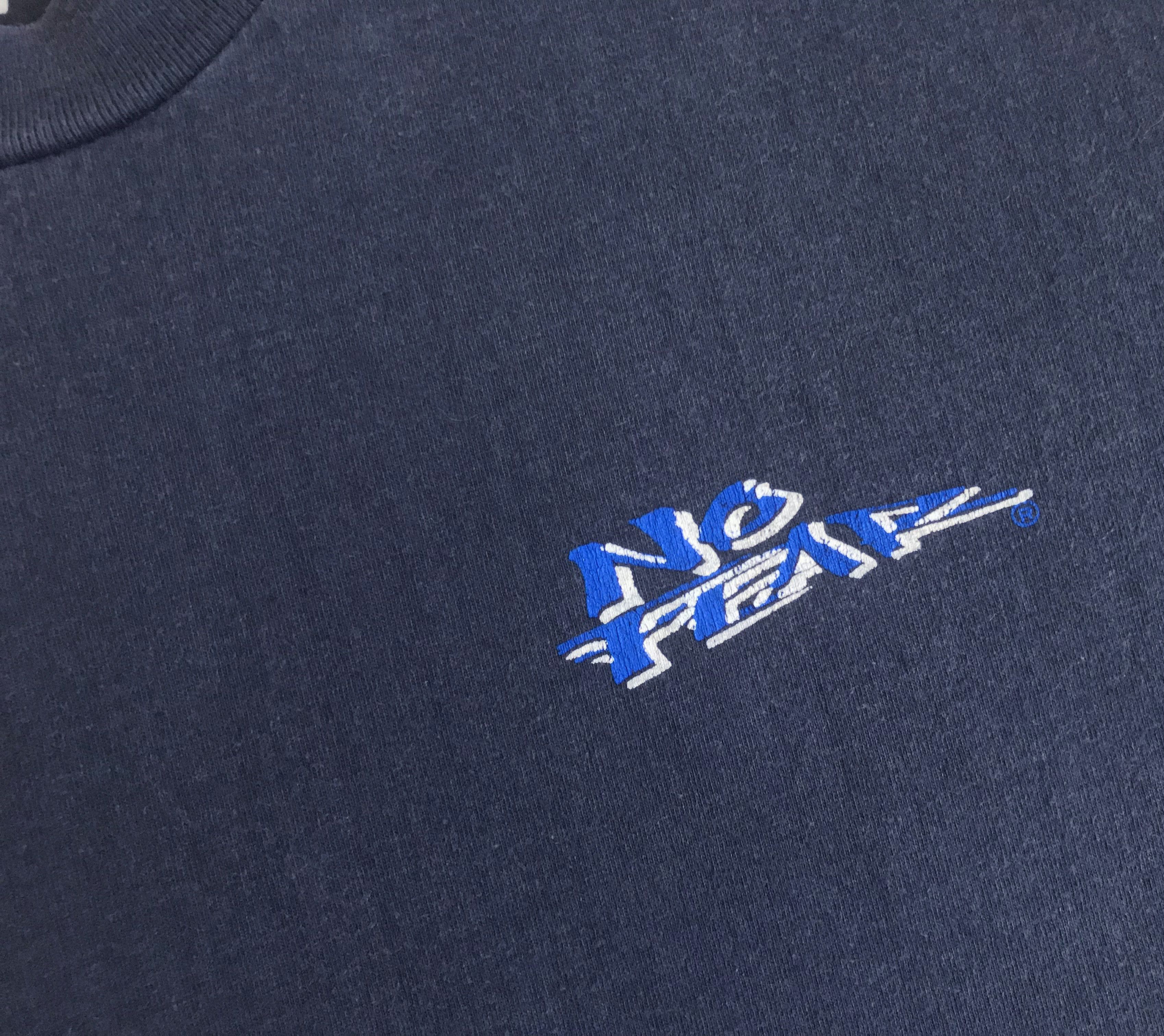 No Fear Vintage 90s NO FEAR Skydiving Team T Shirt Faded Tee Large Size US L / EU 52-54 / 3 - 4 Thumbnail