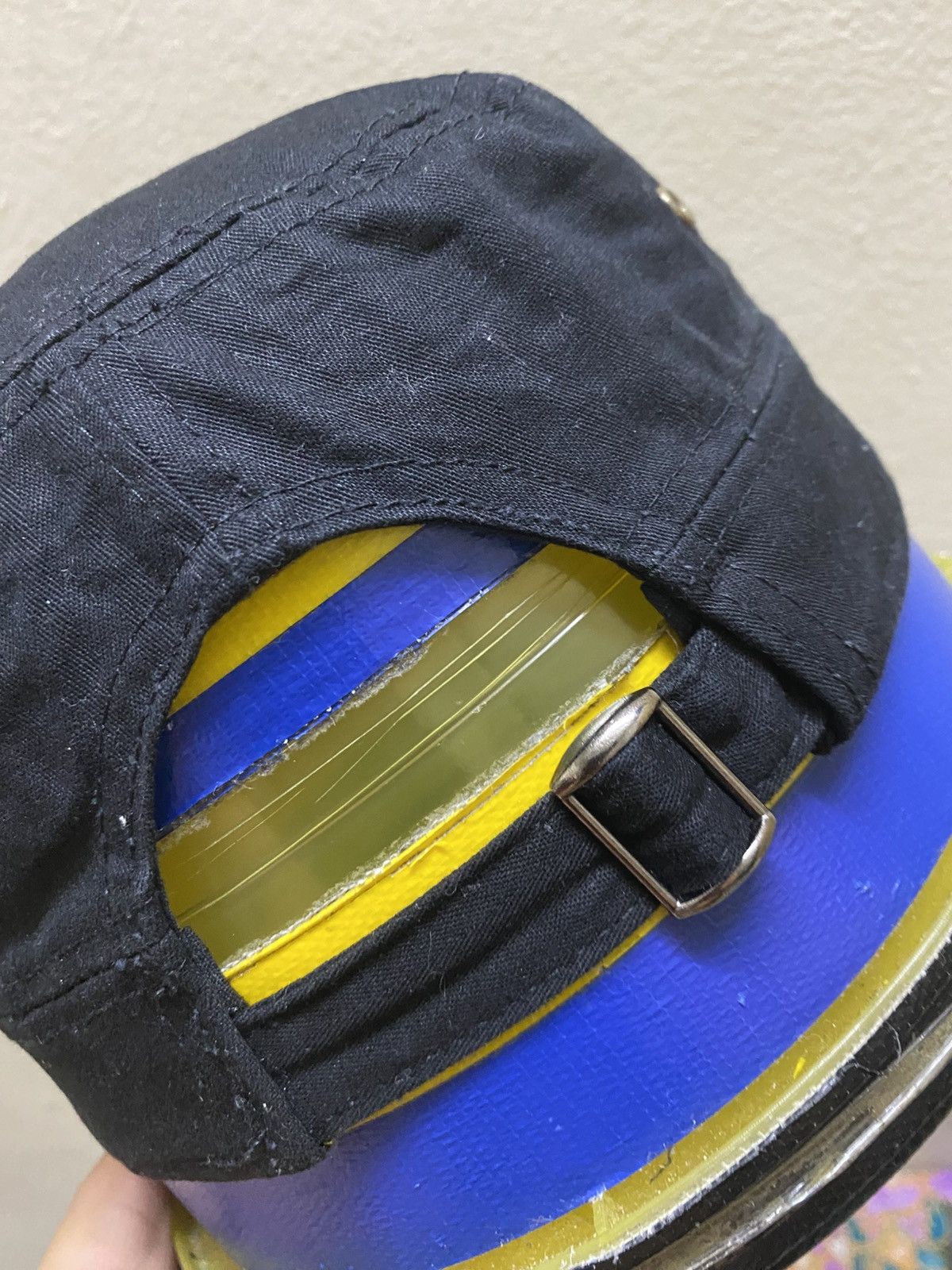If Six Was Nine × Japanese Brand × Le Grande Bleu (L.G.B.) 2000s Japanese Brand Cadet Hat Distressed Size ONE SIZE - 3 Thumbnail