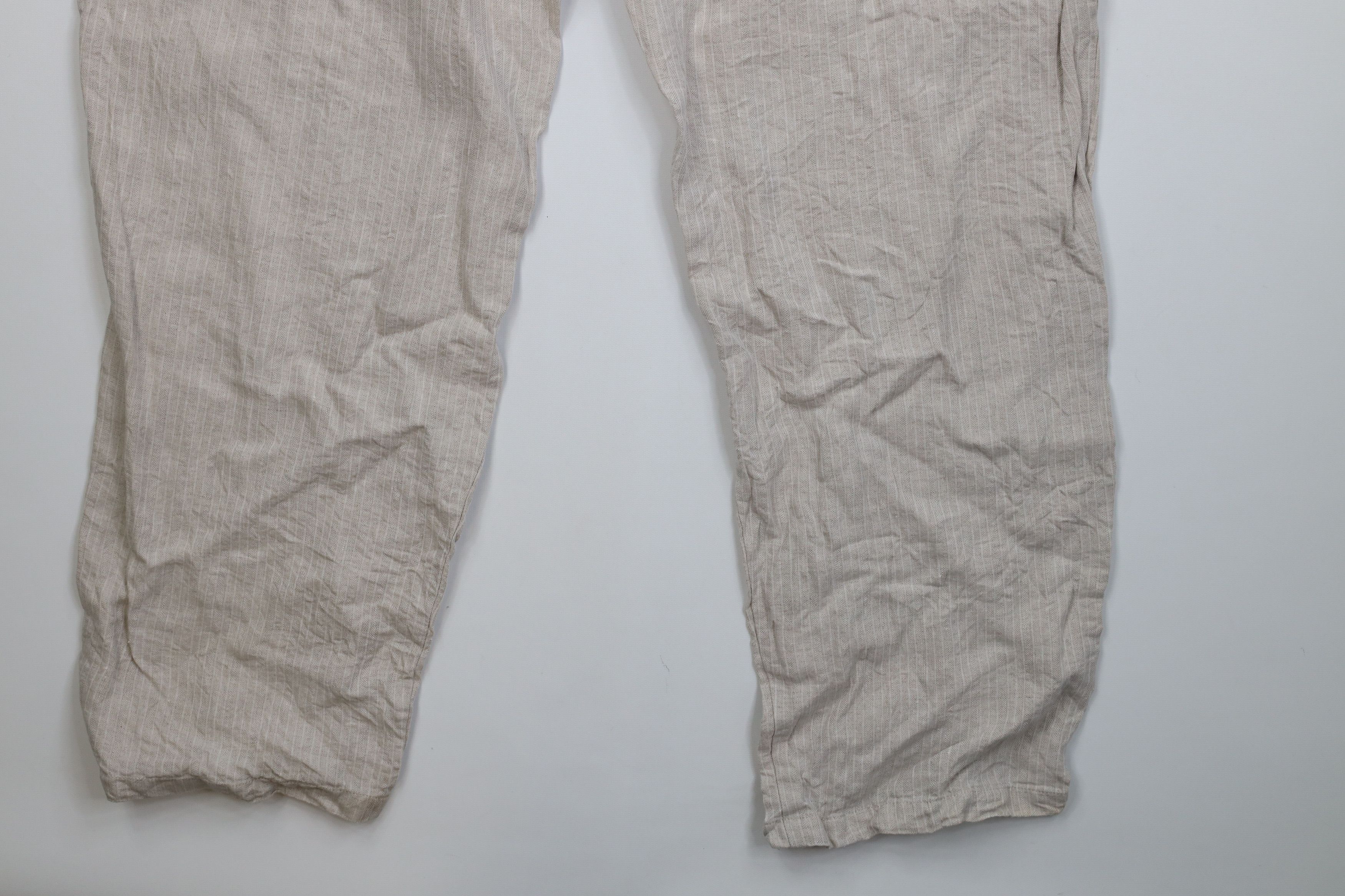 Vintage Vintage 90s Y2K Streetwear Knit Wide Leg Chino Pants Beige Size US 38 / EU 54 - 15 Thumbnail