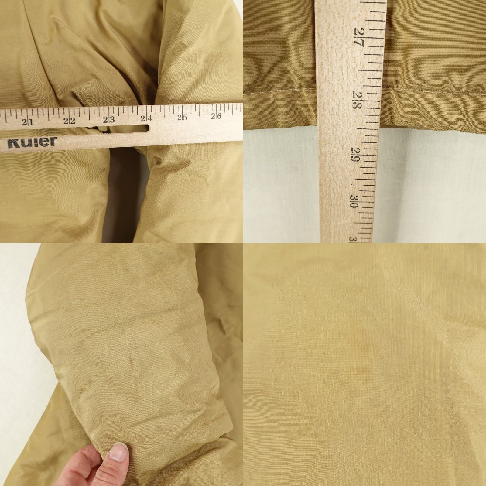 Vintage VINTAGE Woolrich Jacket Mens Large Beige Quilted Puffer Western Coat Insulated Size US L / EU 52-54 / 3 - 8 Thumbnail