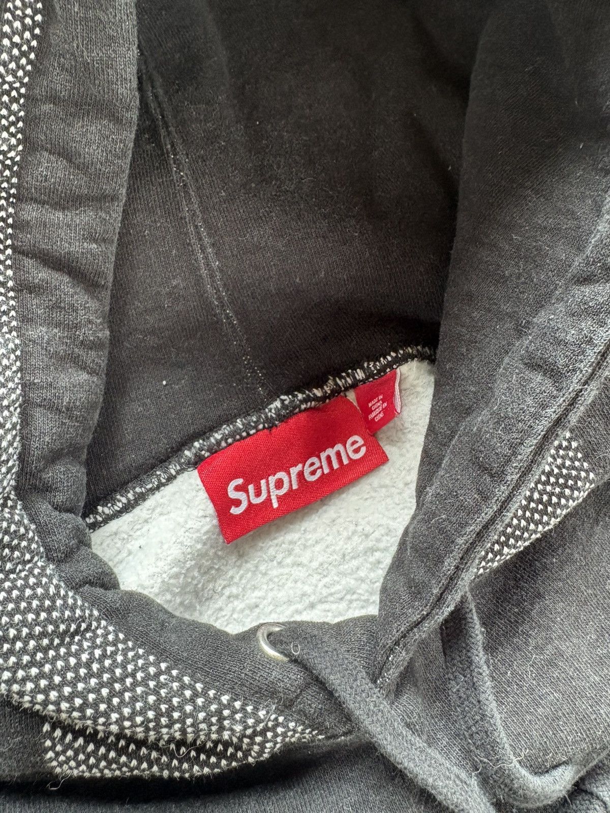 Supreme Supreme Jacquard Stripe Hoodie SS24 Black Size US M / EU 48-50 / 2 - 4 Thumbnail