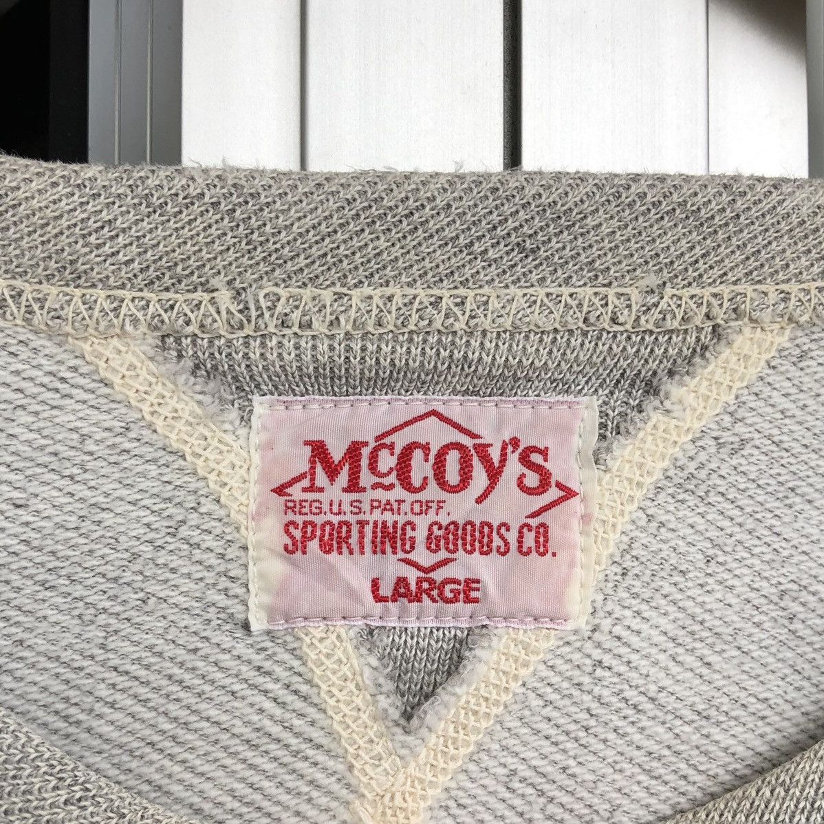 The Real McCoy's 🔥VTG THRASHED The Real Mccoys MC13021 10oz. Sweatshirt Grey Size US L / EU 52-54 / 3 - 10 Thumbnail