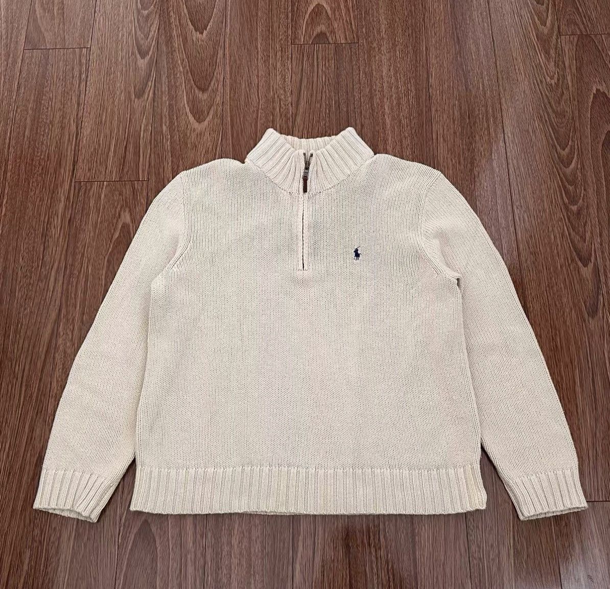 Polo Ralph Lauren Polo Ralph Lauren Zip-Up Knit Sweater Size US L / EU 52-54 / 3 - 1 Thumbnail