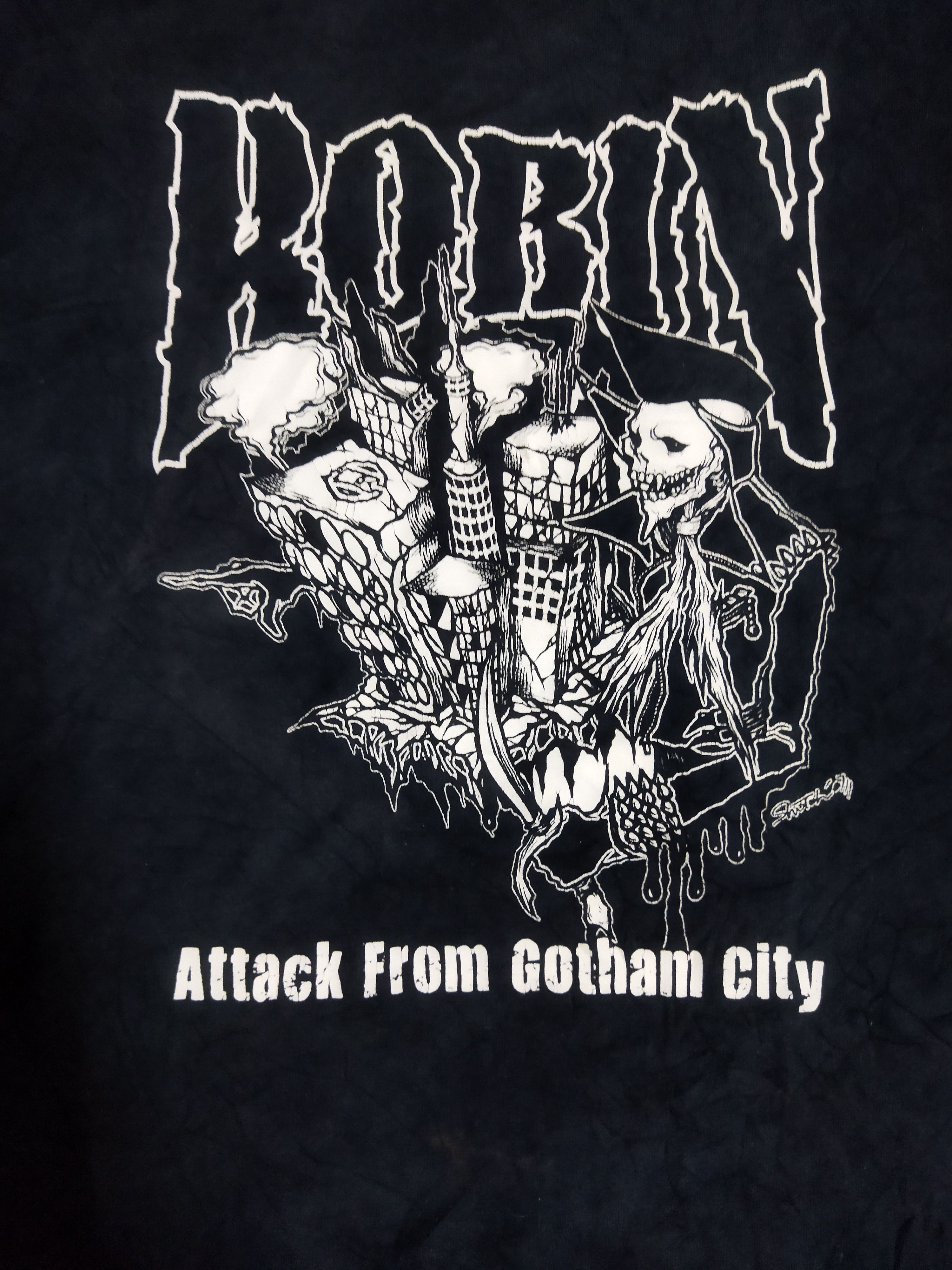 DC Comics Robin Attack From Gotham City Tee Size US XL / EU 56 / 4 - 2 Thumbnail