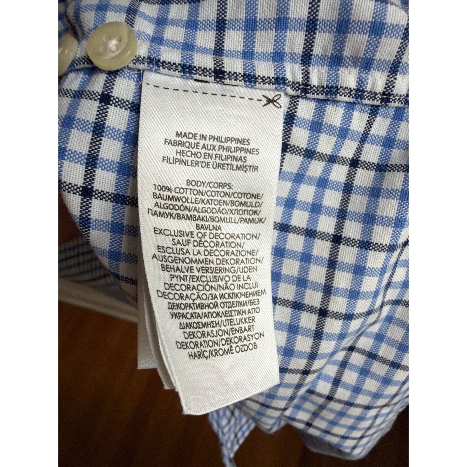 Polo Ralph Lauren Polo Ralph Lauren Classic Fit Shirt Mens 3XL Blue White Size US XXL / EU 58 / 5 - 4 Thumbnail