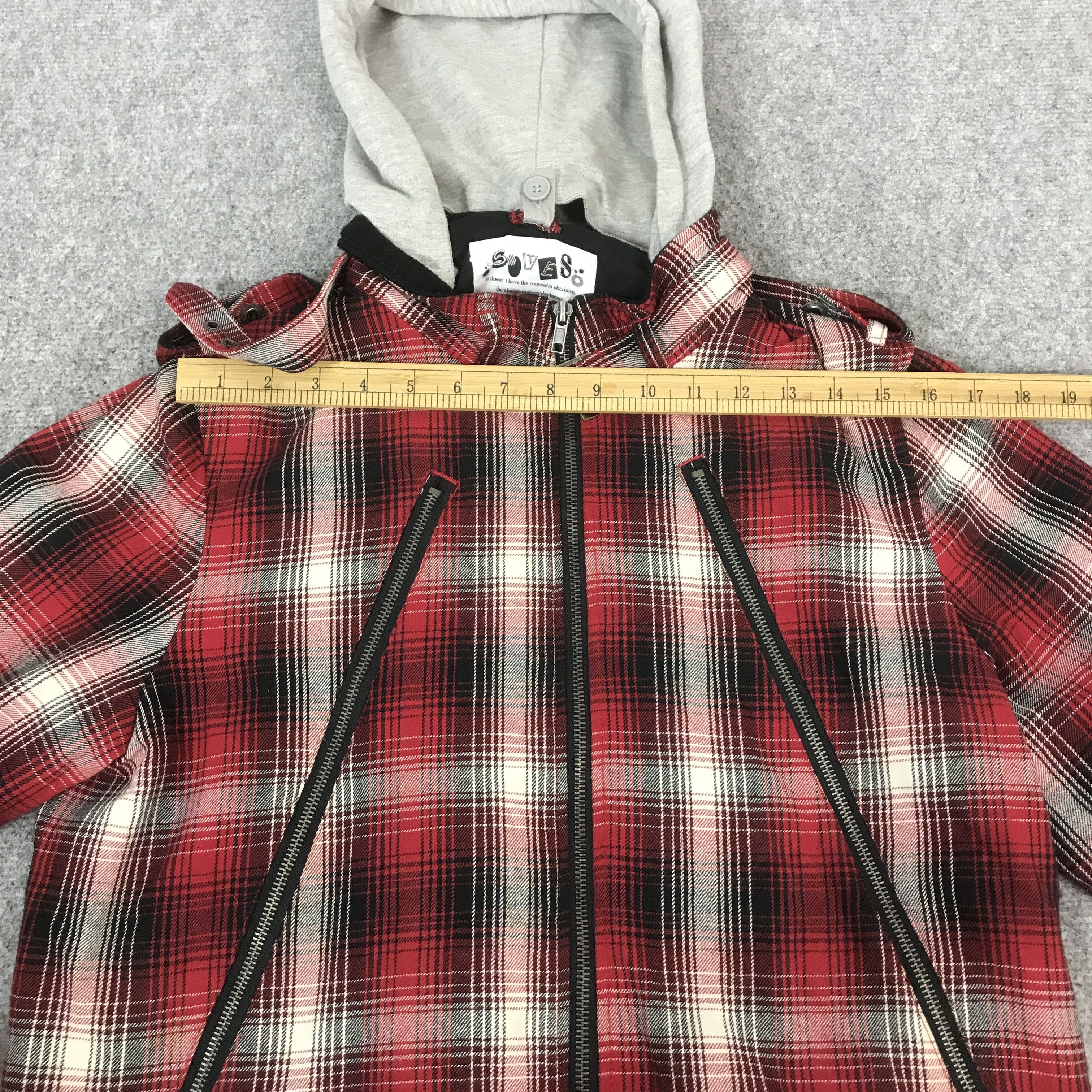 Japanese Brand soves jacket Tartan punk style zip jacket K62B17 Size US L / EU 52-54 / 3 - 5 Thumbnail