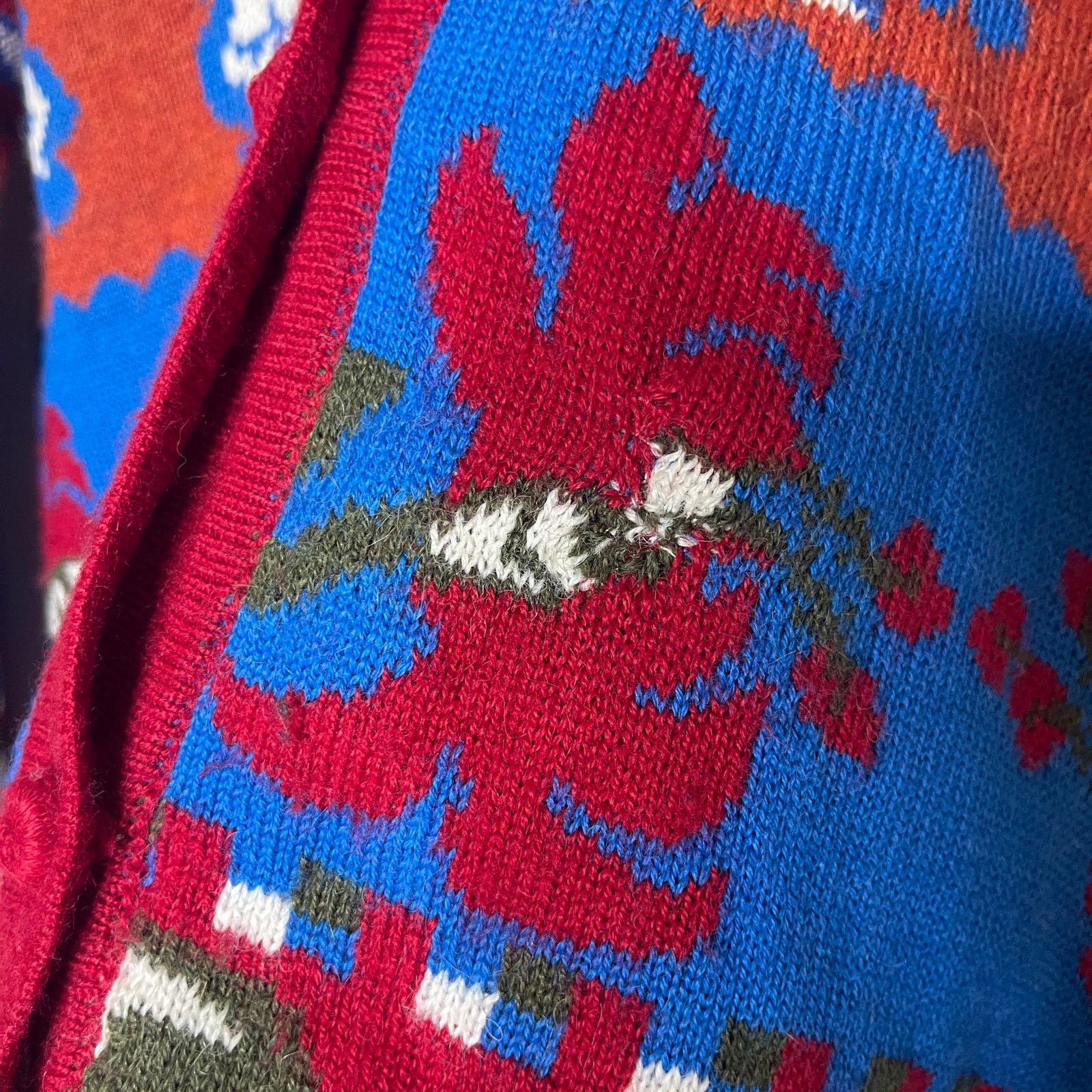 Carolina K CAROLINA K sabina cardigan sweater in paisley blue sz M Size M / US 6-8 / IT 42-44 - 7 Thumbnail
