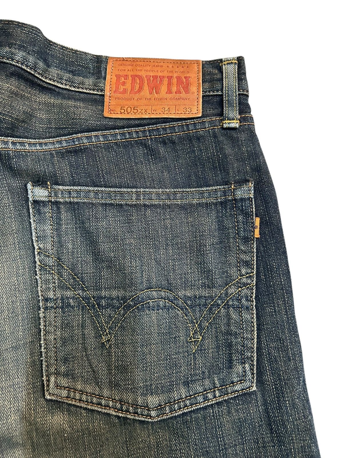Japanese Brand × Kapital × Vintage Edwin Selvedge Rusty Vintage Japanese Denim Jeans Size US 35 - 9 Thumbnail