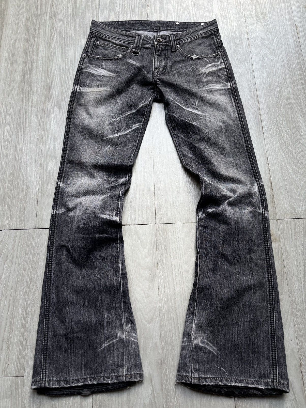 BUFFALO BOBS BUFFALO lace-up flare jeans Size US 27 - 7 Thumbnail