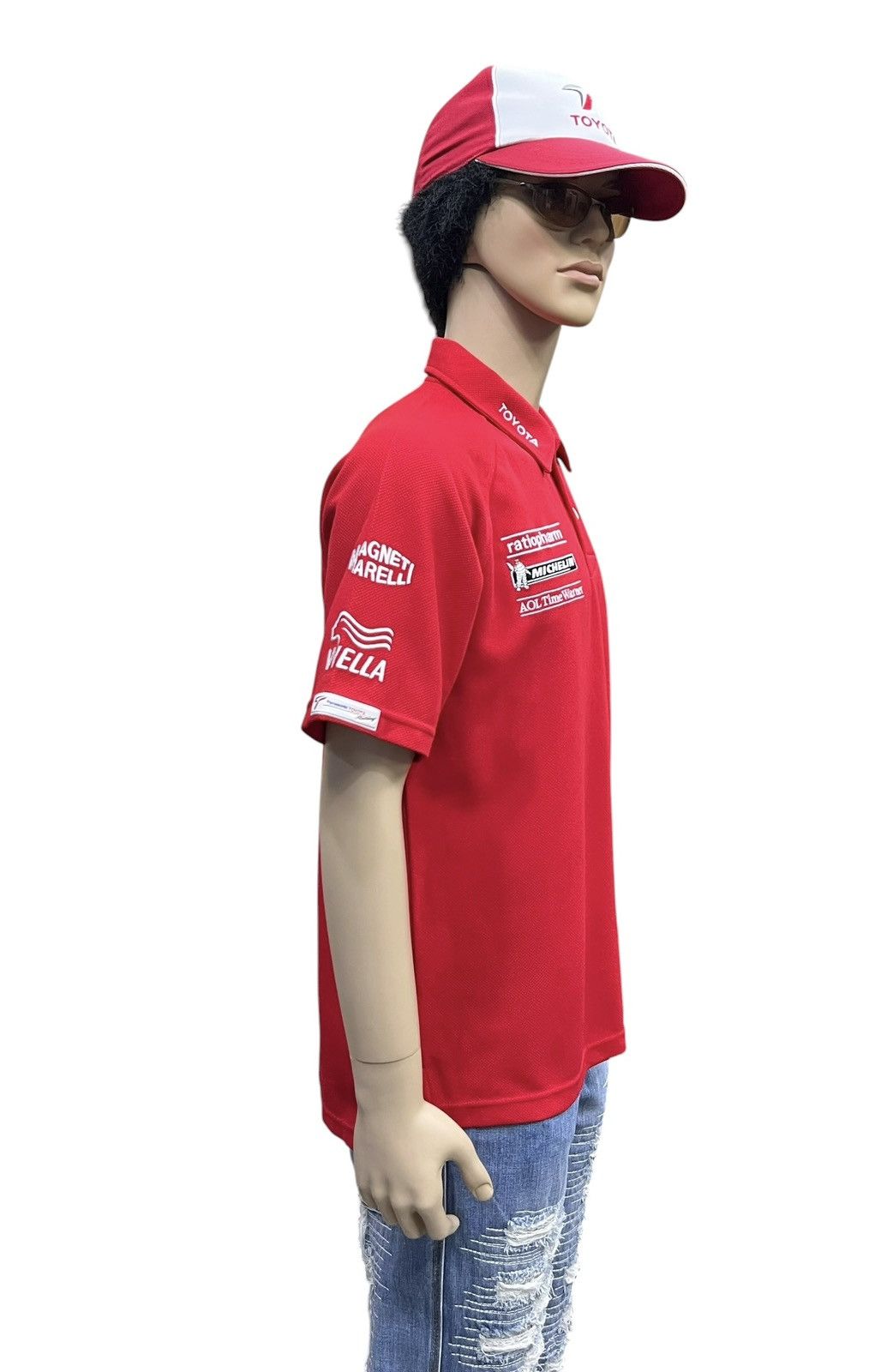 Formula 1 90’s TOYOTA MOTOR CORPORATION JAPAN F1 Sponsor Polo Shirt🏎️ Size US M / EU 48-50 / 2 - 3 Thumbnail