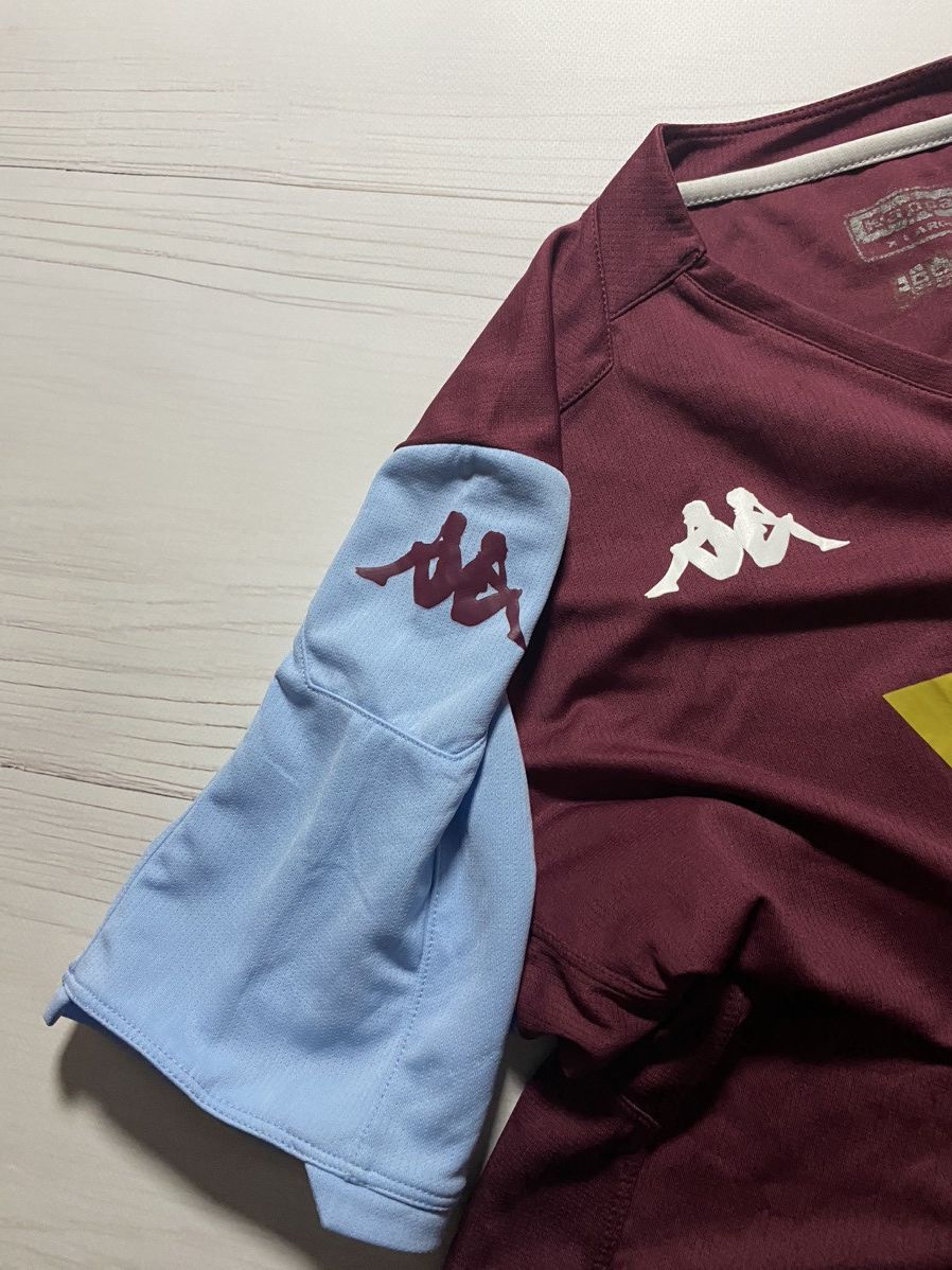 Vintage Kappa Aston Villa 2019/20 Home Football Shirt Soccer Jersey Size US XL / EU 56 / 4 - 7 Thumbnail