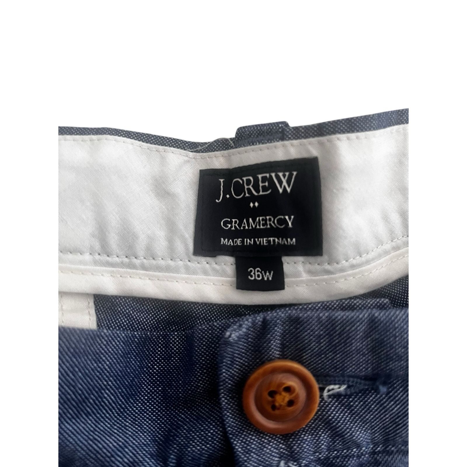 J.Crew Jcrew Gramercy Men's Shorts Navy Size 36w 100% cotton Size US 36 / EU 52 - 2 Thumbnail