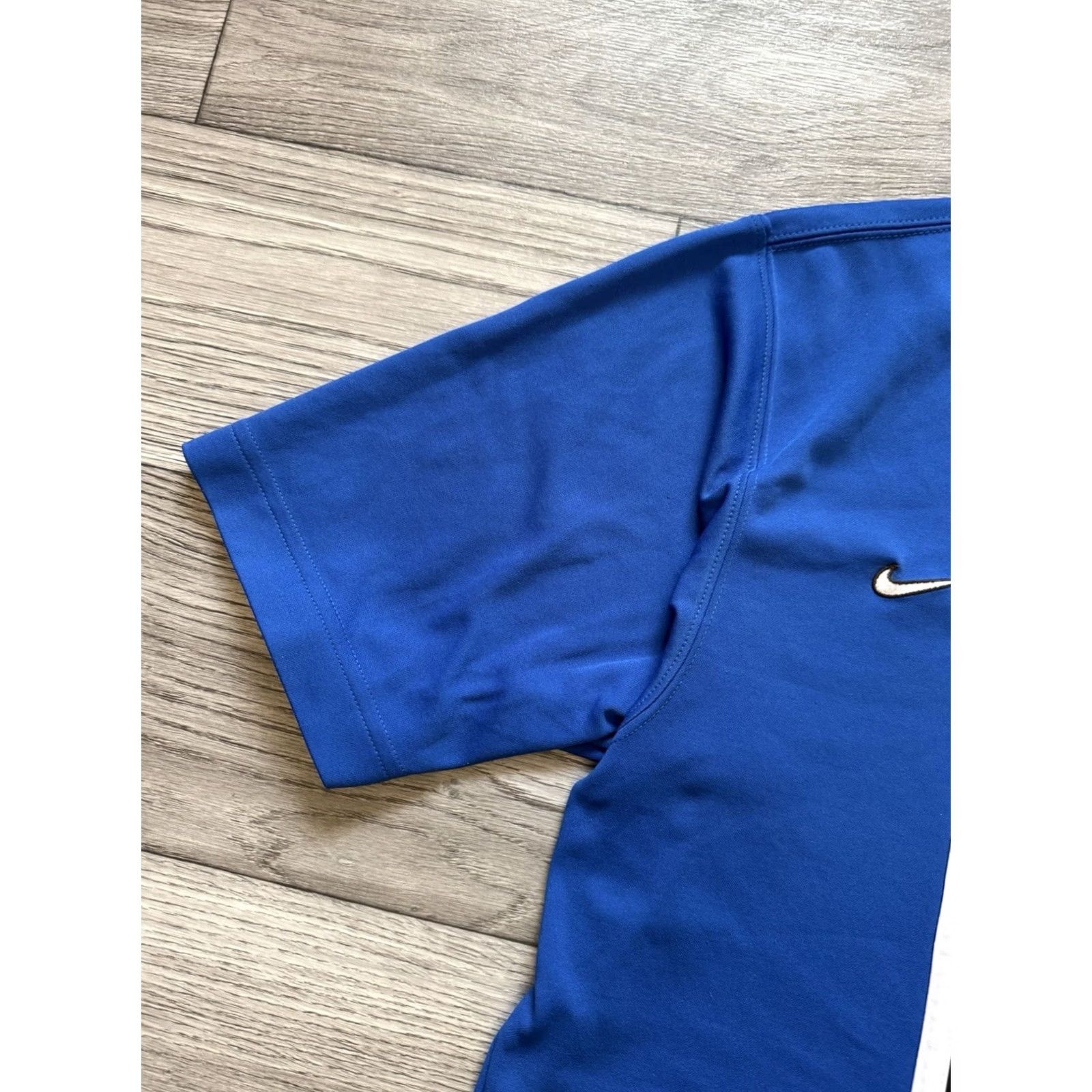 Nike VINTAGE Nike Jersey Shirt Men M 90s Blue Black Nike Template V-Neck Jersey Shirt Mens 90s Vintage Sports Football Soccer Basketball Size US M / EU 48-50 / 2 - 2 Thumbnail