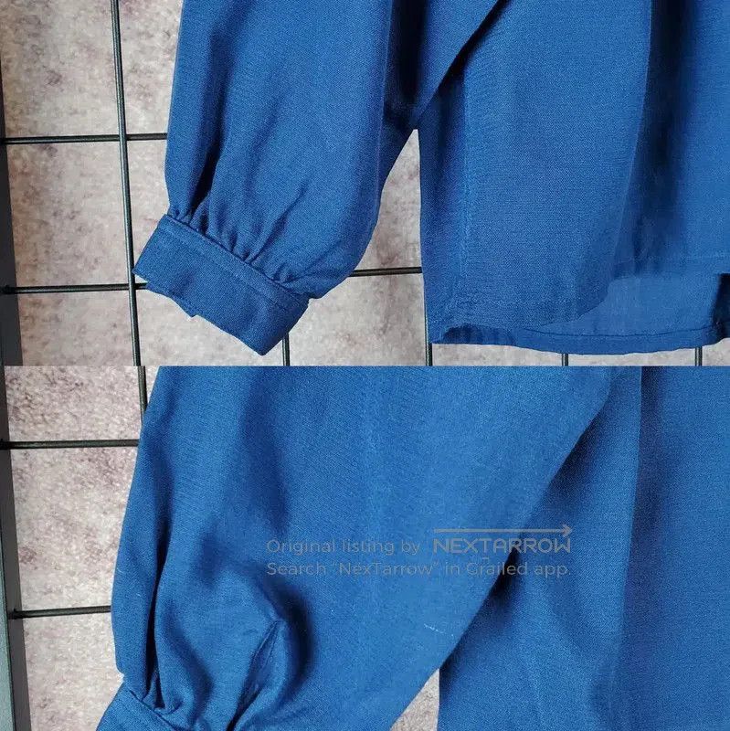 Dior Dior Blue Wool Blend Long Sleeve Shirt . Size M / US 6-8 / IT 42-44 - 7 Thumbnail