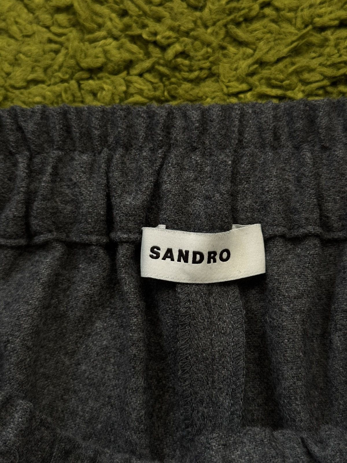 Designer × Sandro Sandro oldmoney style wool blend wide leg pants Size 25" / US 0 / IT 36 - 6 Thumbnail