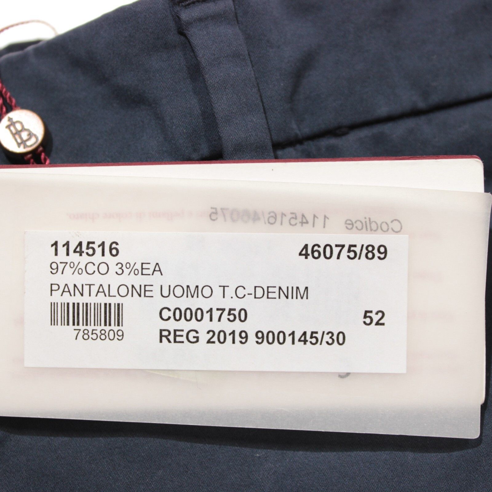 Luciano Barbera Luciano Barbera New with tags Chino Size 36 US In Blue Size US 36 / EU 52 - 4 Thumbnail