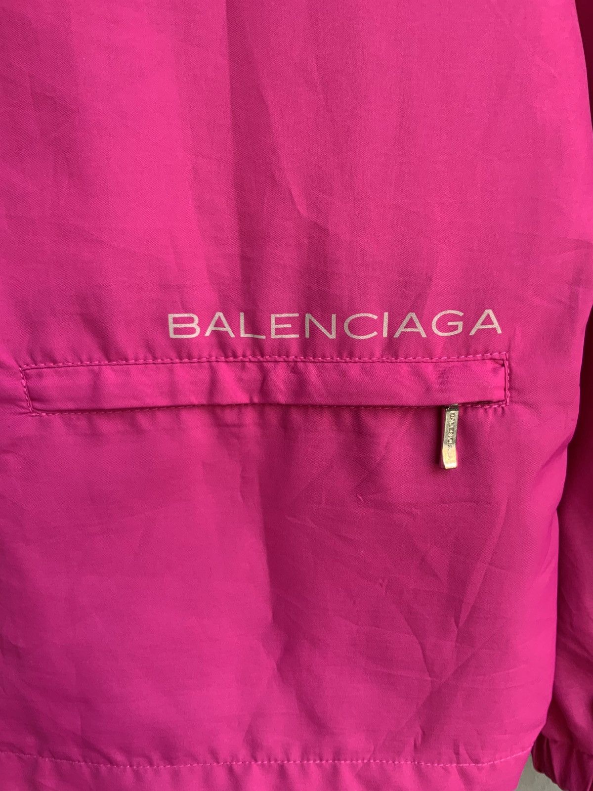Balenciaga Vintage 90s Balenciaga Golf BB Logo Hot Pink V-Neck Size 100 Size M / US 6-8 / IT 42-44 - 6 Thumbnail