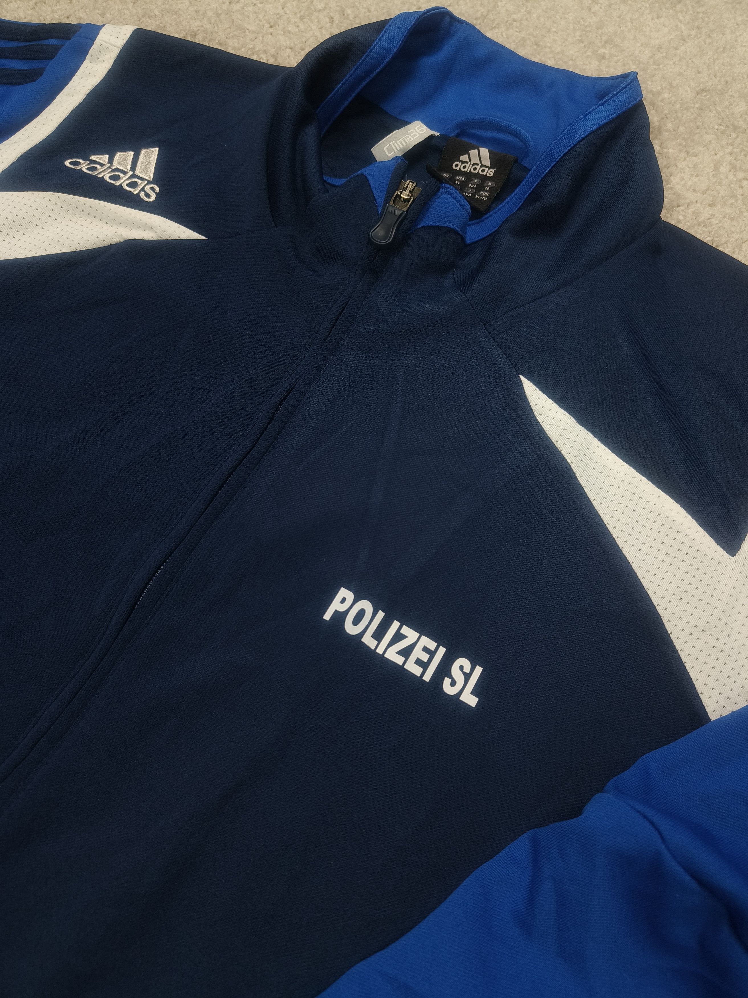 Adidas Adidas Polizei SL Team Track Jacket Size US XL / EU 56 / 4 - 4 Thumbnail