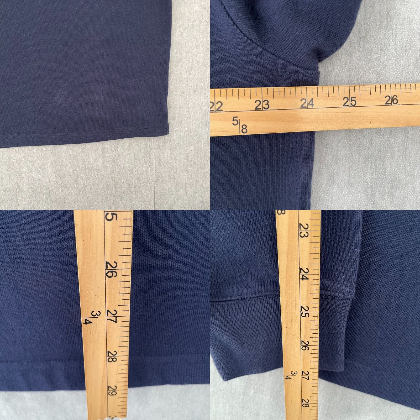 Brooks Brothers Brooks Brothers Sweater Adult XL Blue 1/4 Zip Pullover Cotton Mens Size US XL / EU 56 / 4 - 8 Thumbnail
