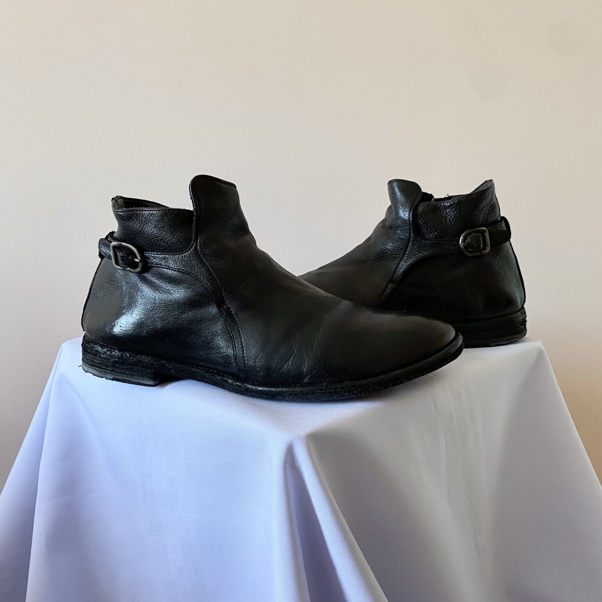 Officine Creative Officine Creative Strap Boots Black AS 98 Guidi Vibe Size US 7 / EU 40 - 1 Thumbnail