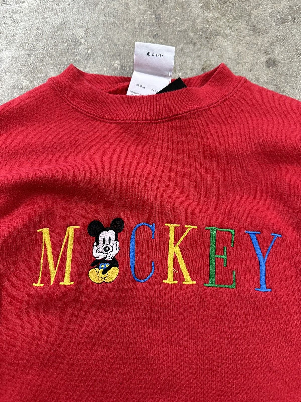 Disney Vintage 90s Disney Mickey Mouse Cartoon Sweatshirt Size US M / EU 48-50 / 2 - 4 Thumbnail