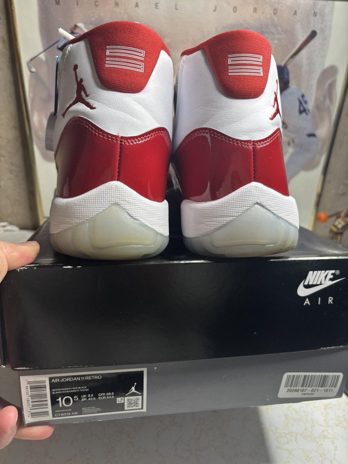 Jordan Brand Air Jordan 11 Retro Cherry Size US 10.5 / EU 43-44 - 7 Thumbnail