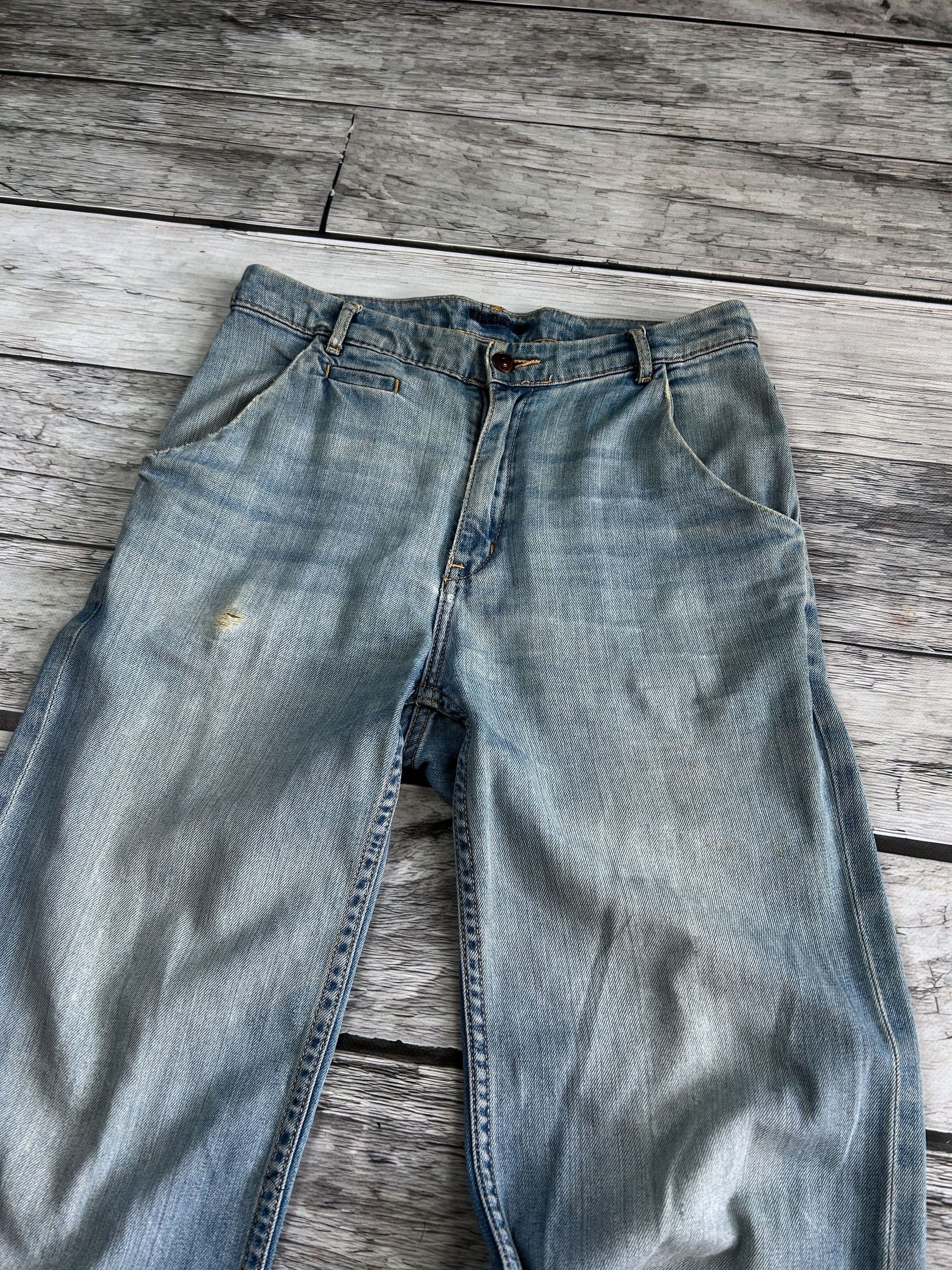 Japanese Brand 💥 JUNYA WATANABE BALENCIAGA STYLE DISTRESSED JEANS Size US 30 / EU 46 - 5 Thumbnail