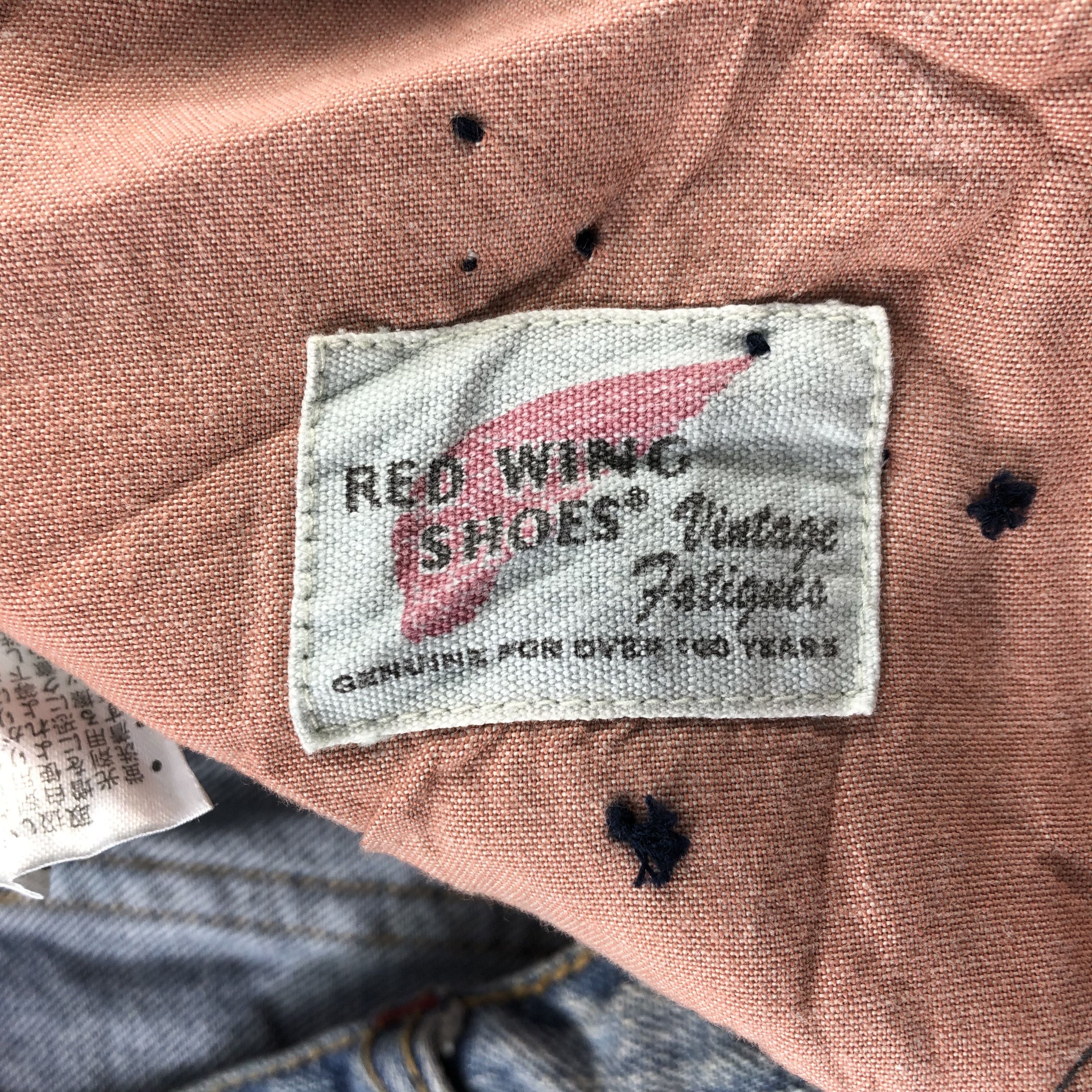 Japanese Brand Red Wing Jeans Faded Blue Denim KJ1248 Size US 32 / EU 48 - 12 Thumbnail