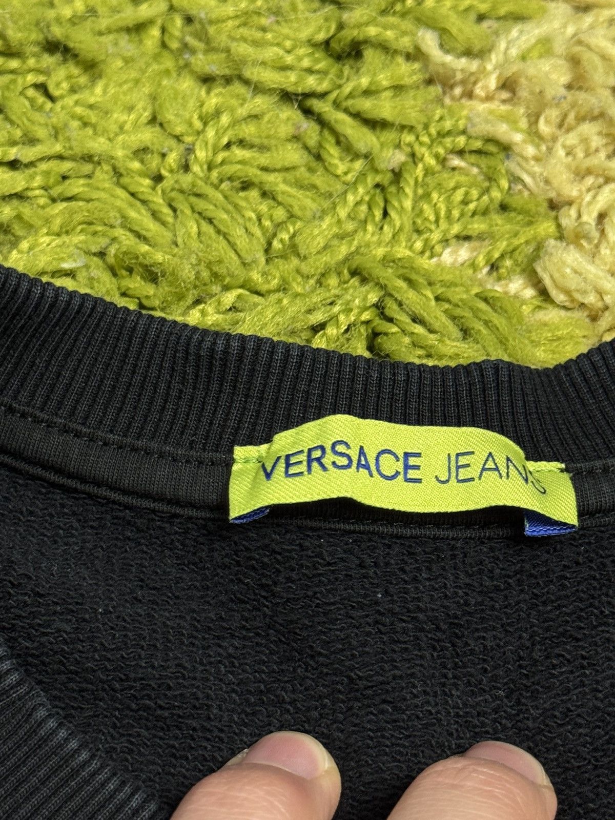 Versace Versace Jeans Couture Sweatshirt Big Logo Red Mens Size US L / EU 52-54 / 3 - 4 Thumbnail