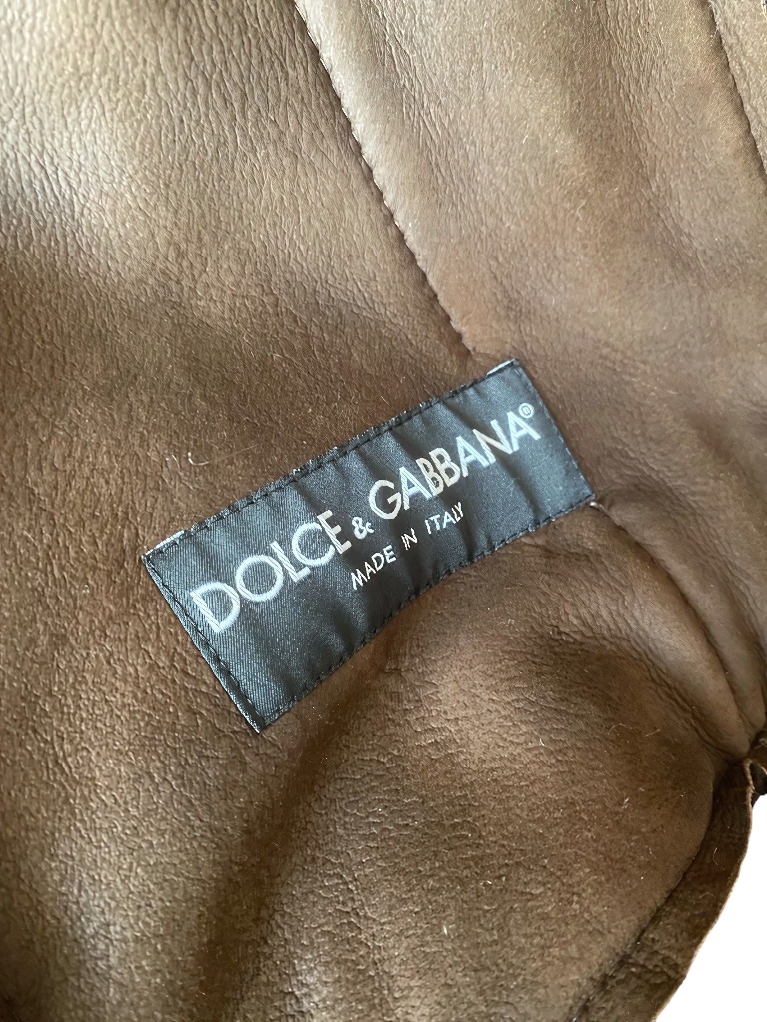 Dolce & Gabbana LAMBSKIN SHEARLING WOOL JACKET Size US L / EU 52-54 / 3 - 5 Thumbnail