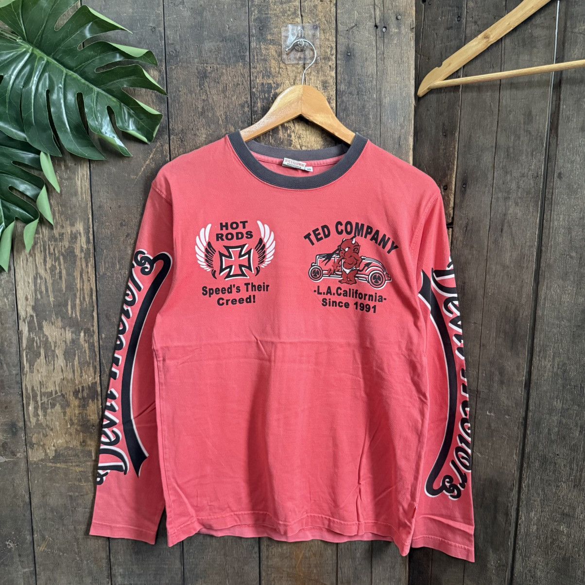 Vintage Vintage Ted Company Devil Motors Tshirt Size US M / EU 48-50 / 2 - 2 Thumbnail